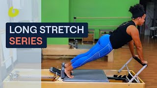 Pilates Long Stretch Series on the Centerline® Reformer  Exercise Break [upl. by Naened]