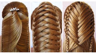 Hair Net Tutorials 😍 Cute and Easy DIY Hairstyles for girls 😍 Coiffures Simples [upl. by Scarrow]