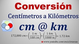 Convertir de Centímetros a Kilómetros cm a km [upl. by Conni]