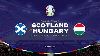 Scotland Vs Hungary  Euro 2024  Group stage  FC24 [upl. by Garihc]