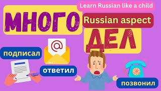 learn Russian grammar Russian aspect [upl. by Richart]