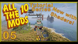 Ep 5  All the Mods 10  Iron Furnace Power  Modded Minecraft Tutorial Playthrough with shaders [upl. by Alemrac804]