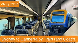 Sydney Trains Vlog 2254 Sydney to Canberra by Train amp Coach [upl. by Mauricio]