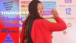 BACKWARDS DAY and Part 2 of Learning BLOCK Fun  Thursday Circle Time with Ms Erika [upl. by Thibault]