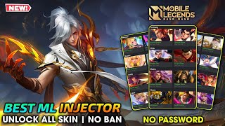 BEST ML INJECTOR 2024  UNLOCK ALL SKINS MOBILE LEGENDS  NO BAN  LATEST PATCH [upl. by Nirek]