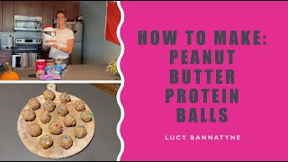 How To Make Protein Balls [upl. by Cinimod355]