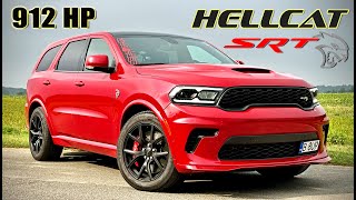 912HP DODGE DURANGO HELLCAT  REVIEW on AUTOBAHN [upl. by Humble666]