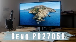 Ist dein Monitor gut genug für die Video und Bildbearbeitung  Benq PD 2705U Review [upl. by Nnyroc566]