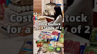 Costco restock for a family of 2💸🥐🧀✨restock asmr satisfying organizedhome costco grocery [upl. by Kahle522]