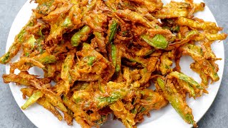 Dondakaya Pakodi  కర కరలాడే దొండకాయ పకోడీ  Curry Point Style Dondakaya Pakodi Fry Recipe in Telugu [upl. by Kennith549]