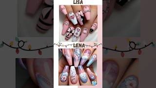 Lisa Or lena Nails Designs 💜💫 choose a nail design shorts lisa nails fashion edit girls [upl. by Petulia]