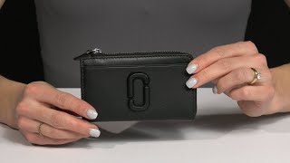 Marc Jacobs The Leather J Marc Top Zip Multi Wallet SKU 9963334 [upl. by Mohandis]