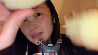 fast random triggers ASMR🔥ear cleaning mic touching visual triggers etc [upl. by Ahsaz]