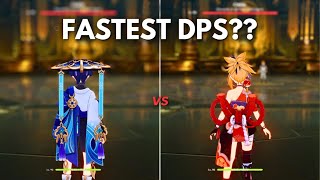 F2P  Yoimiya vs Wanderer  Who is the FASTEST DPS   Genshin Impact [upl. by Nnaylloh]