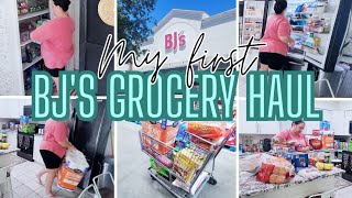 2023 BJs WHOLESALE SHOP WITH ME  HAUL  MY FIRST TIME EXPERIENCE IN BJs  GROCERY HAUL [upl. by Aitselec]