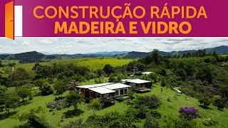 Casa de Campo de Madeira e Vidro [upl. by Natala]