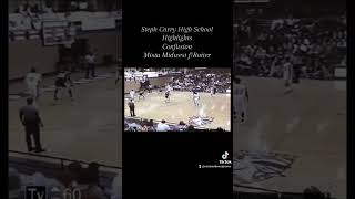 STEPH CURRY HIGH SCHOOL HIGHLIGHTS stephcurry highschool highlights basketball mistamidwest [upl. by Llertnom303]