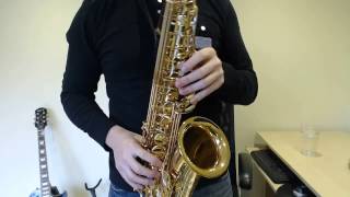 BC201  Saxophone Pattern building and C major speed building [upl. by Roper14]