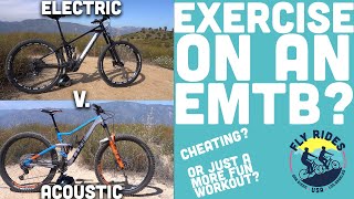 Do You Get a Good Workout on an Electric Mountain Bike Or is an eMTB Cheating [upl. by Gorges]