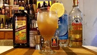 How To Make Planters Punch Cocktail  Mixed Drink ✩ RECIPE INCLUDED ✩ DJs BrewTube [upl. by Anihs]