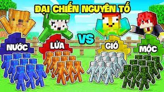 KHANGG BEDWARS THỬ THÁCH 24H SỞ HỮU CHIẾN BINH NGUYÊN TỐ LỬA Vs NƯỚC Vs Gió Vs MỘC CÙNG NOOB TEAM [upl. by Rozina]