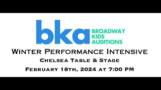 BKA Winter Performance Intensive 2024  In Concert [upl. by Meesaw838]