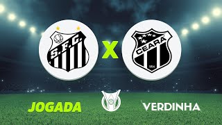 SANTOS 1 X 0 CEARÁ  VOZÃO PERDE E SEGUE FORA DO G4  22102024 [upl. by Adiaz]