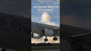 Ural airlines flight 178 in a nutshellaviation flyingsubscribe likeyoutubeshortsplane comment [upl. by Gosselin]