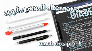 the BEST Apple Pencil Alternatives ✏️ affordable amp better [upl. by Ollecram]