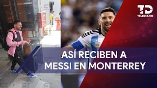 Así reciben los regios a Lionel Messi para juego Rayados vs Inter Miami [upl. by Feenah]