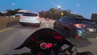 GSXR 600 POV PURE SOUND Night Rides Hit Different 🔥 [upl. by Pernas]