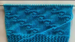 Knitting Stitch Pattern For GentsLadiesBaby Sweater Design [upl. by Bakki]