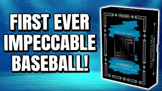 NEW HIGHEND PANINI BASEBALL  2024 Panini Impeccable Baseball Hobby Box Review [upl. by Suiratnod]