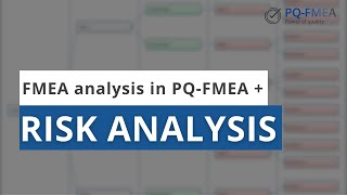 PQFMEA Risk Analysis step 5 FMEA [upl. by Ap335]