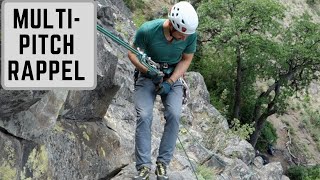 Setting up a multipitch rappel [upl. by Gnod]