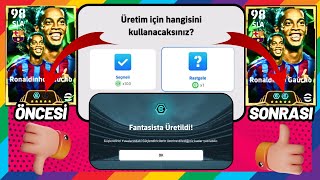 RONALDİNHO YA 2 GÜÇLENDİRİCİSİNİ BASTIK  EFOOTBALL 2025 MOBİLE  PS5 [upl. by Perkin]