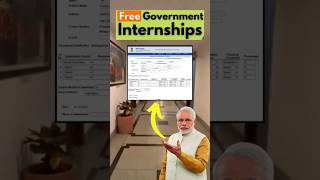 Free Government Internships 🔥PAID Government Internship 2023 anyone can apply [upl. by Ydnir]