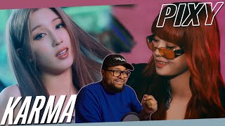 PIXY KARMA MV REACTION  LOLA TRYING TO TAKE OVER 🧎🏽‍♂️ [upl. by Rapsac]