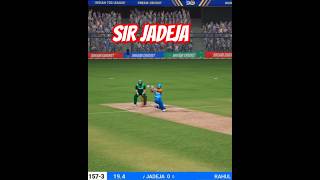 Sir Ravindra Jadeja Hit Last 2 Balls  His Hit to powerful And goes to 2 boundry  shorts cricket [upl. by Draude]