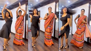 Dhee 13 Nainika Dance With Poorna  Dhee Nainika Poorna Latest Dance Video  Wall Post [upl. by Rebmak]