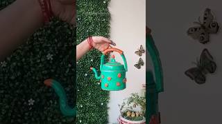 DIY Traditional kettle  made from plastic container diy antique kettle homedecor [upl. by Ecnahc]