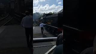 2392 Arriving at Grosmont nymr steamtrain trainspotting heritagerailway [upl. by Bobette818]