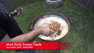 How to Make Dirrty Swamp Creole BBQ Shrimp on the FireDisc Grill [upl. by Ttehc]