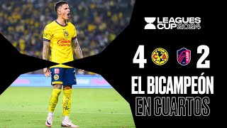 AMÉRICA 42 ST LOUIS  REMONTAN las ÁGUILAS y VUELAN a CUARTOS [upl. by Kcirevam]