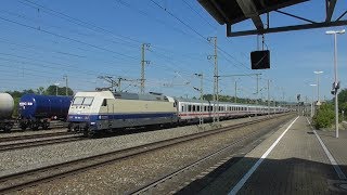 Zugverkehr in Vaihingen Enz 18072017BR101 112 2 [upl. by Ripp944]