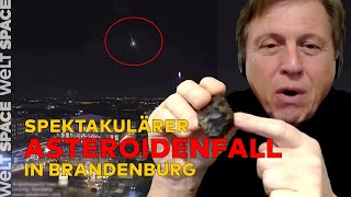 BRANDENBURG ASTEROID Sar2736  Spektakulärer Feuerball über Deutschland  MeteoritenJagd beginnt [upl. by Jacobine]