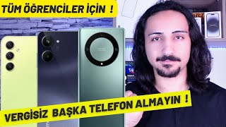 Öğrenciler İçin Vergi İndirimiyle Alınabilecek En İyi Telefonlar [upl. by Ennazzus]