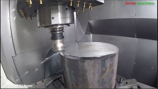 CNC Working High Machining  Seco Tools High Feed Milling [upl. by Anilas]