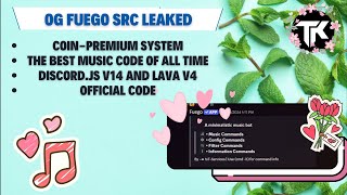 How to Make a Discord Music Bot v37  Fuego Src Leaked  Kronix [upl. by Eissehc]