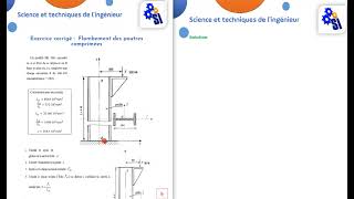 Exercice 3 Flambement des poutres comprimées [upl. by Elenahc]